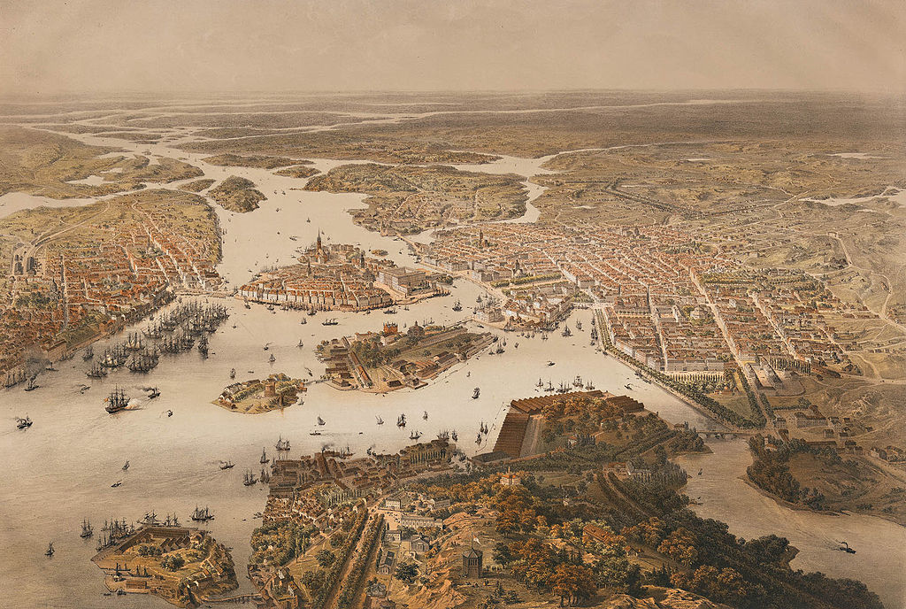 Панорама Стокгольма 1868